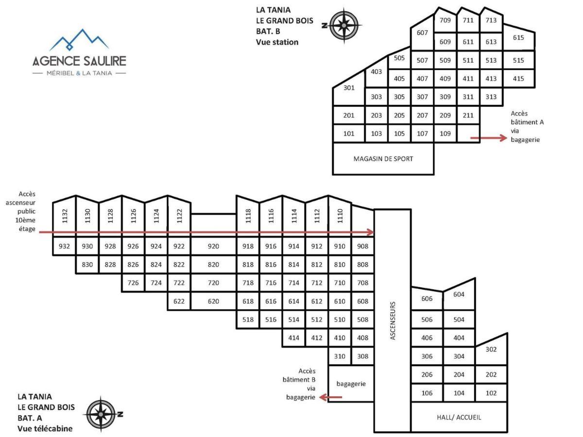 2 Pieces Pour 4 Pers. - La Tania, Idealement Situe Skis Aux Pieds, 31m², Balcon Est - Fr-1-182a-5 * Courchevel
